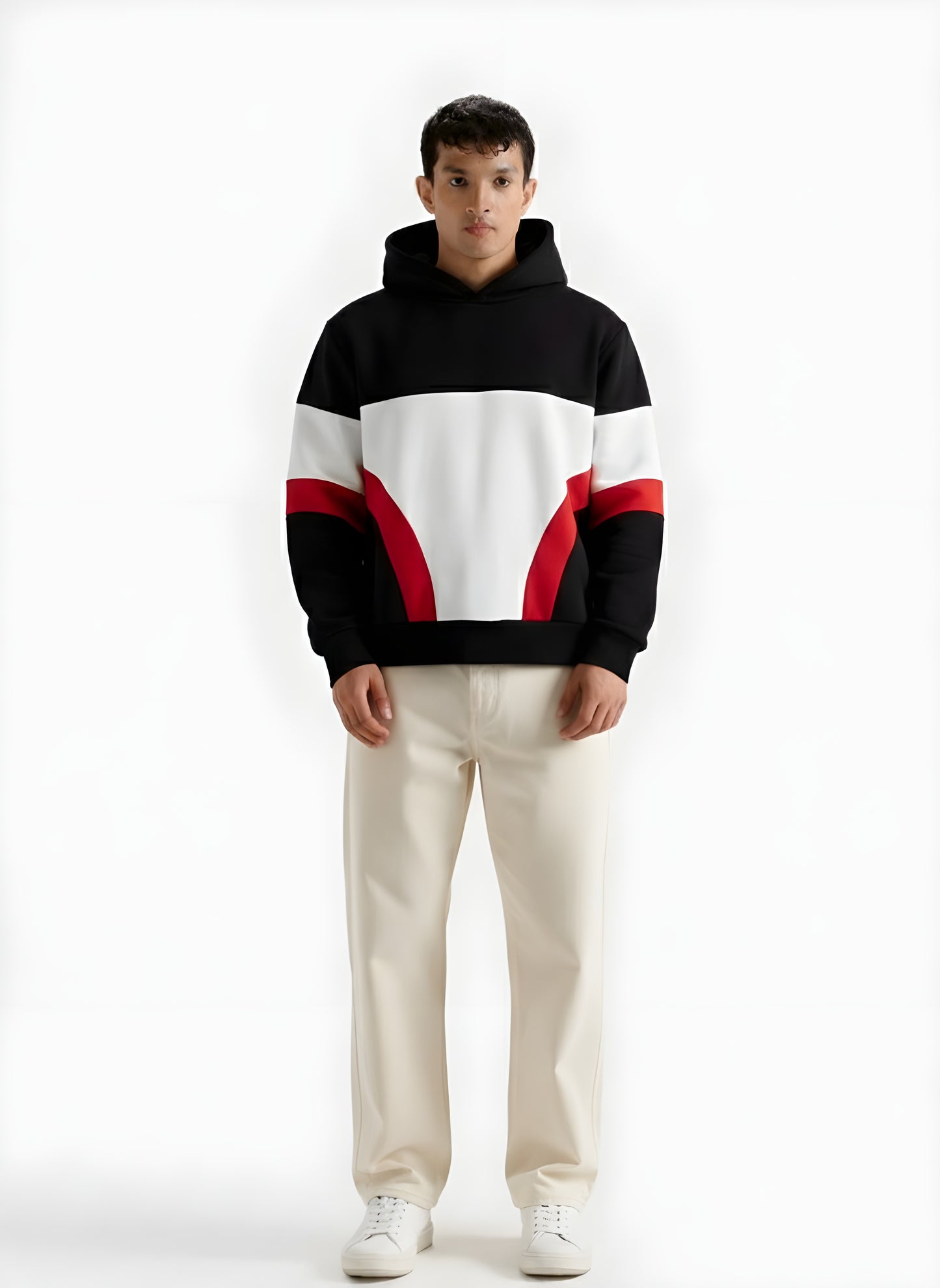 ARCLINE PANEL HOODIE  ( PREMIUM WINTER ESSENTIAL - UNISEX )