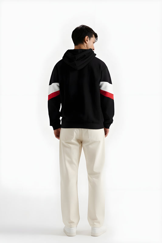 ARCLINE PANEL HOODIE  ( PREMIUM WINTER ESSENTIAL - UNISEX )